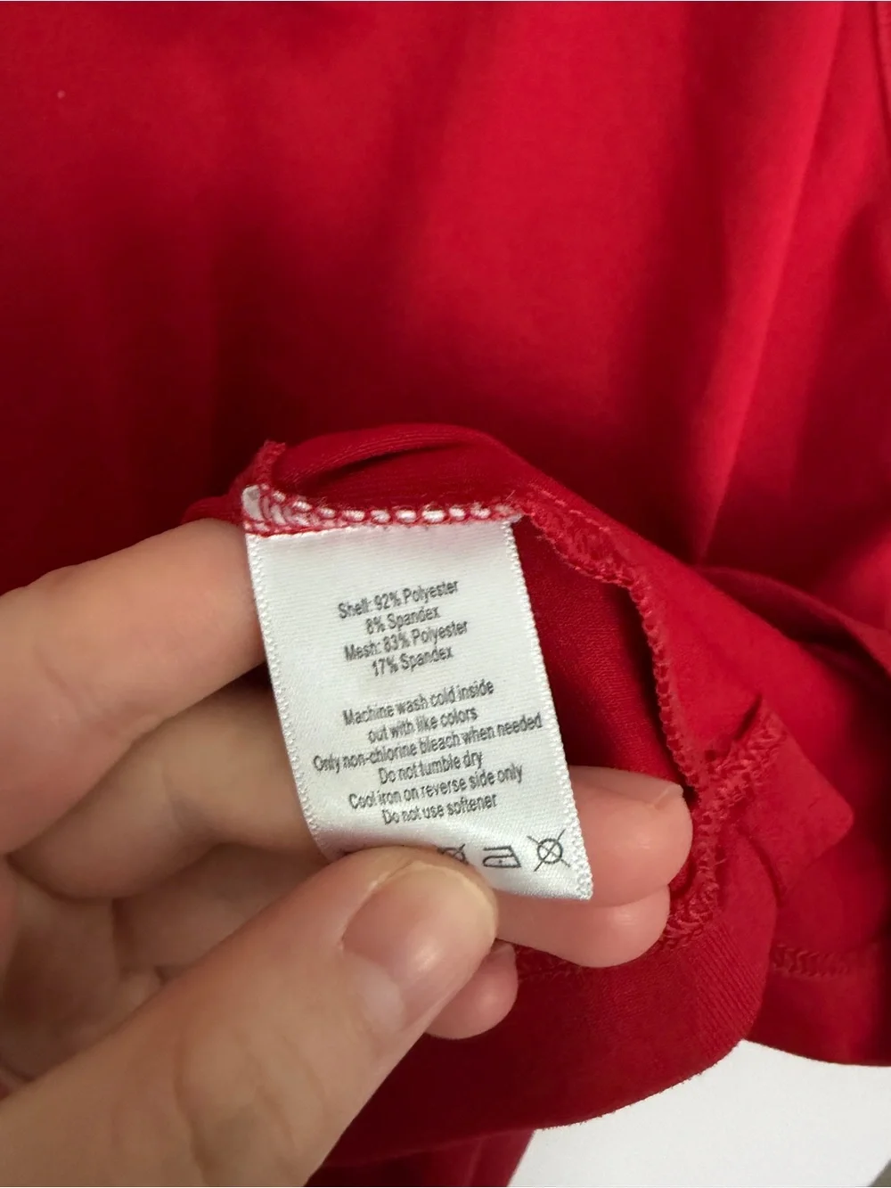 Alo Coolfit Red Racerback Tank Top Large